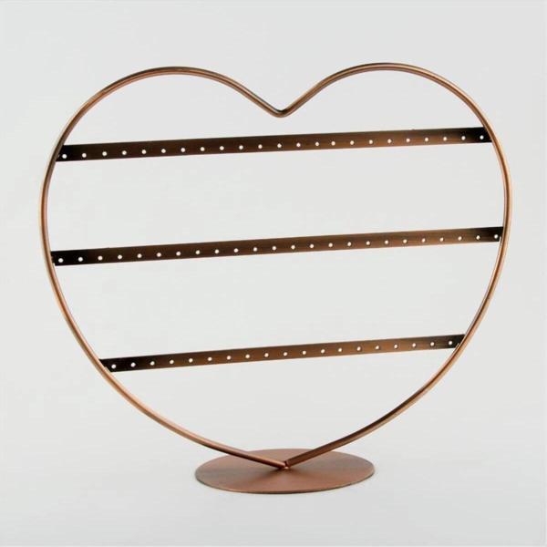 İthal Metal Bakır Renk 32x27Cm Küpe Standı - Image 1