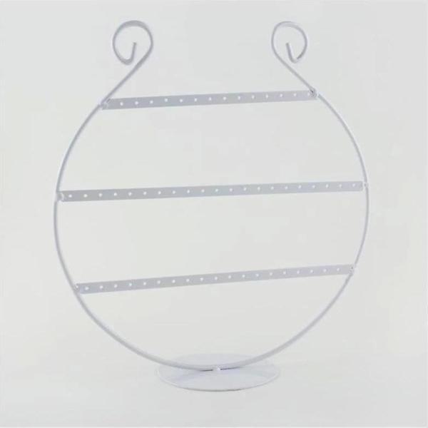 İthal Metal Beyaz Renk 29x29 Cm Küpe Standı - Image 1