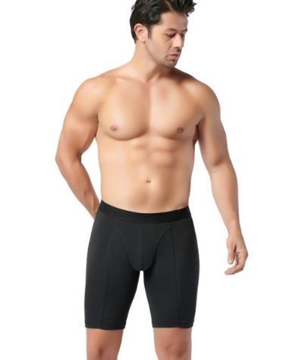 6 Adet Gümüş Erkek Likralı Uzun Boxer 4074 - Image 1