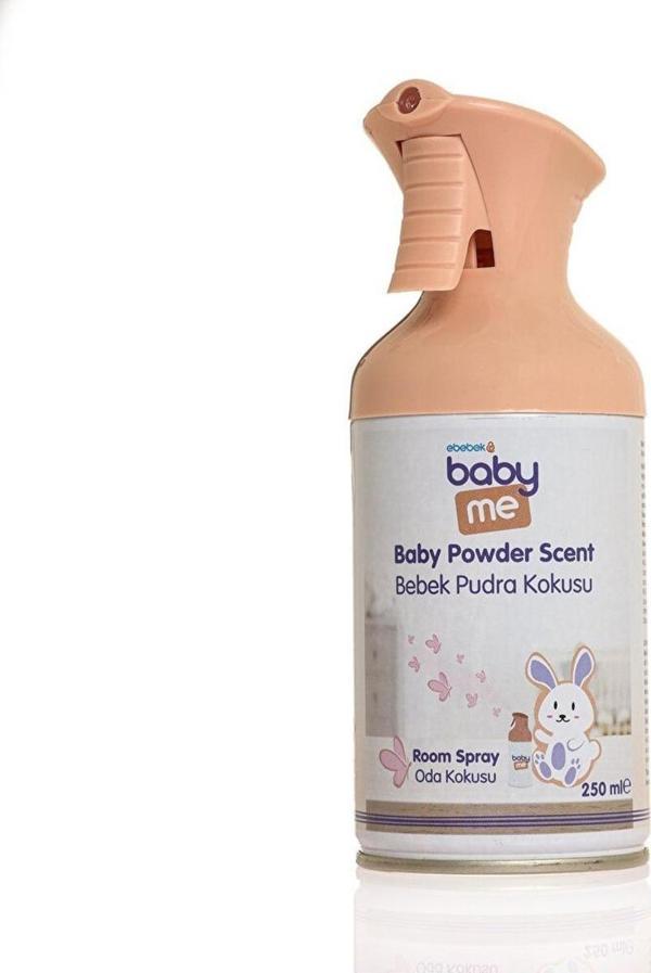 Baby&Me Sprey Bebek Pudra Kokusu 250 Ml Bebek Çocuk Odası Özel Sprey Koku Bebek Kokusu - Image 1