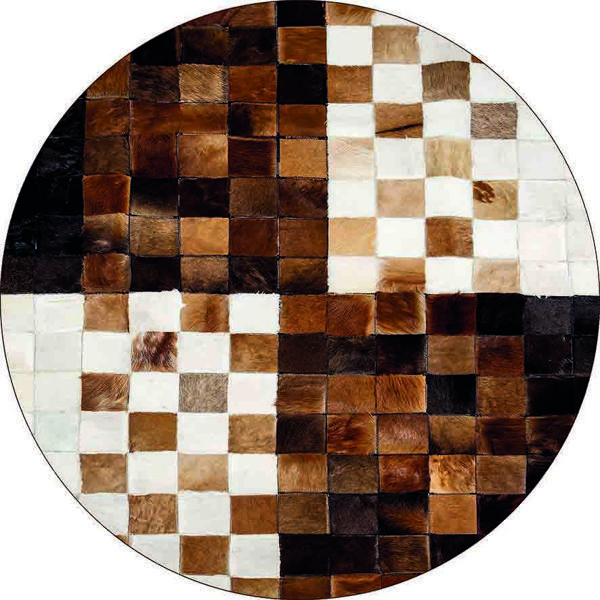 Yuvarlak Halı Paspas 90cm Süngerli Kaymaz Kilim Dijital Baskı Ev Paspası Kaydırmaz Taban Yeni Sezon 0102 - Image 1