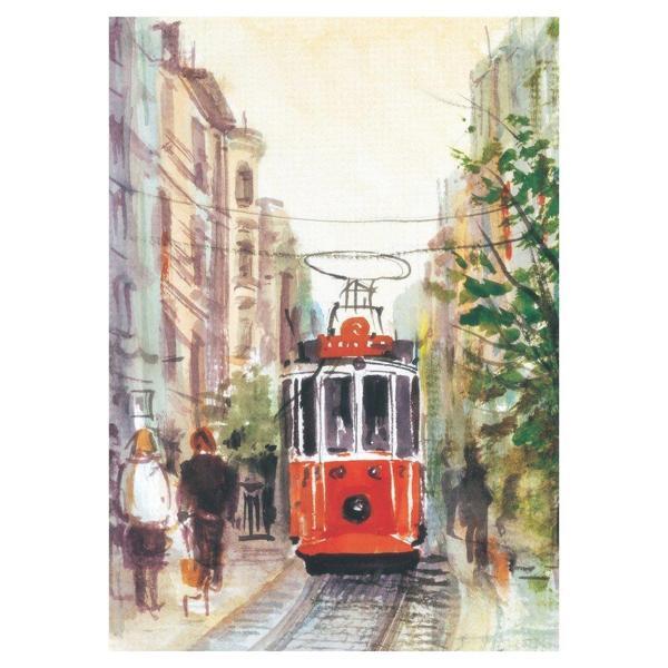 1000 Parça Puzzle Yap boz İstiklal Caddesi Tramvay 68x48 Keskin Color Puzz - Image 1