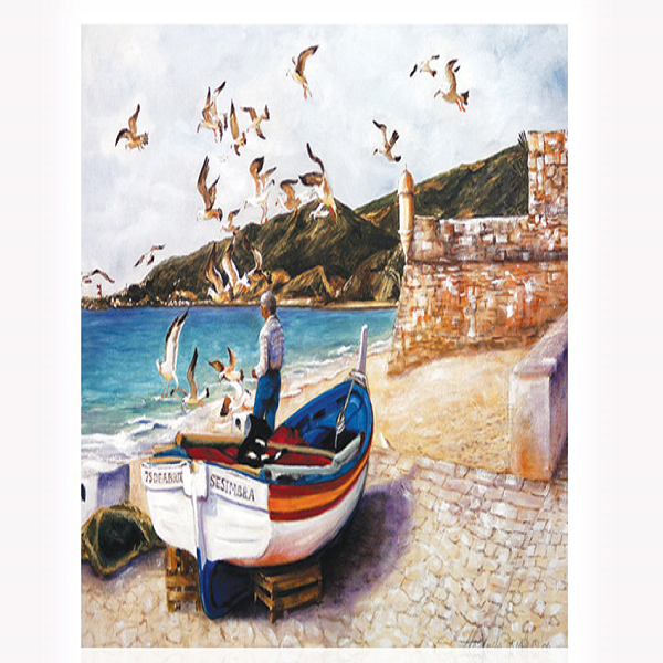 1000 Parça Puzzle Yap boz Kayıkçı 68x48 Keskin Color Puzz - Image 1