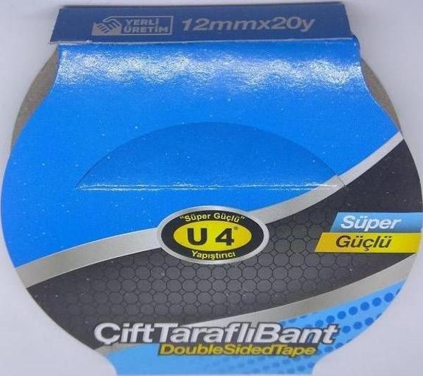 Çift Taraflı Filmik Bant 12mmX20 Montaj Bandı U-4 F191 - Image 1