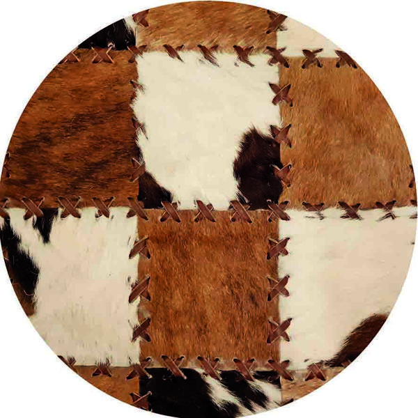 Yuvarlak Halı Paspas 90cm Süngerli Kaymaz Kilim Dijital Baskı Ev Paspası Kaydırmaz Taban Yeni Sezon 0083 - Image 1