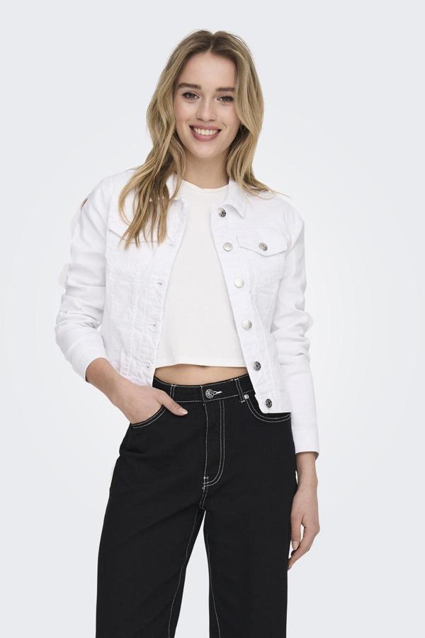 Only Onlwonder Pamuklu Regular Fit Bayan Kot Ceket 115243147 BEYAZ - Image 1