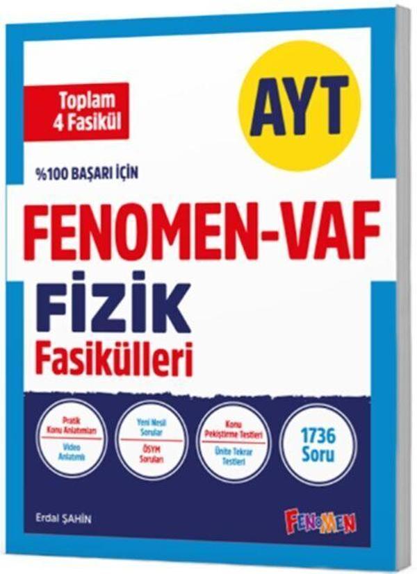 Fenomen AYT VAF Fizik Fasikülleri Seti Fenomen Yayınları - Fenomen Yayıncılık - Image 1