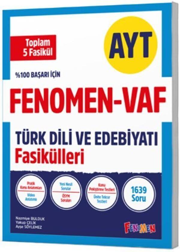 Fenomen AYT VAF Türk Dili ve Edebiyatı Fasikülleri Seti Fenomen Yayınları - Fenomen Yayıncılık - Image 1