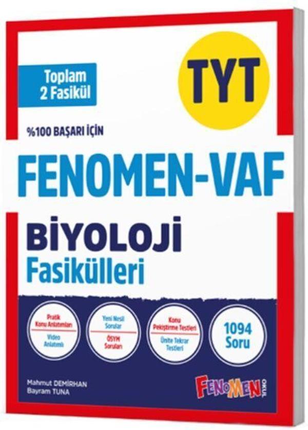 Fenomen TYT VAF Biyoloji Fasikülleri Seti Fenomen Yayınları - Fenomen Yayıncılık - Image 1