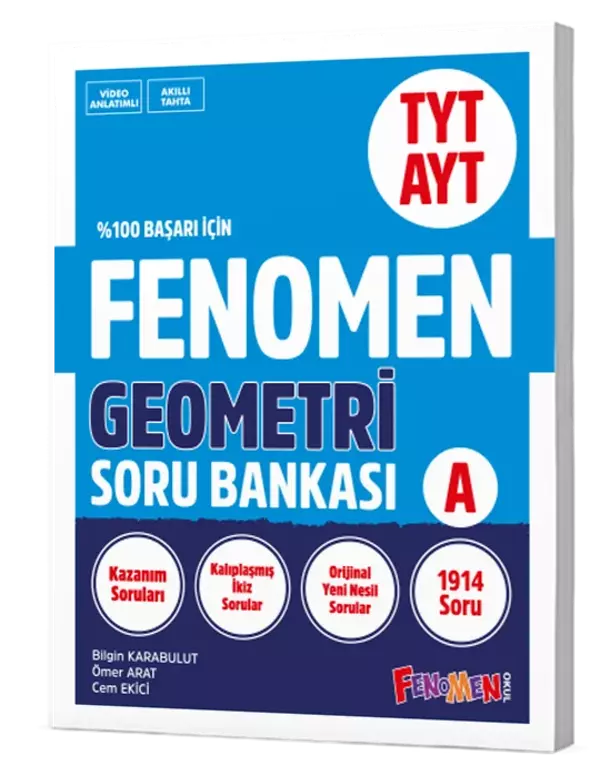 Fenomen TYT-AYT Geometri A Soru Bankası Fenomen Yayınları - Fenomen Yayıncılık - Image 1