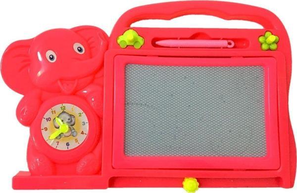 Eğitici Oyuncak Fil Figürlü Sürgülü Yazı Tahtası Kız Erkek Çocuk Eğitici - Image 1