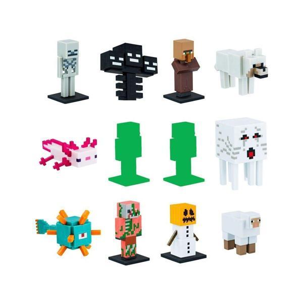 Eğitici Oyuncak PMI MC2070 Minecraft 3D Figür Toppeez 
8li Delüks Set Kız Erkek Çocuk Eğitici Eğ - Image 1