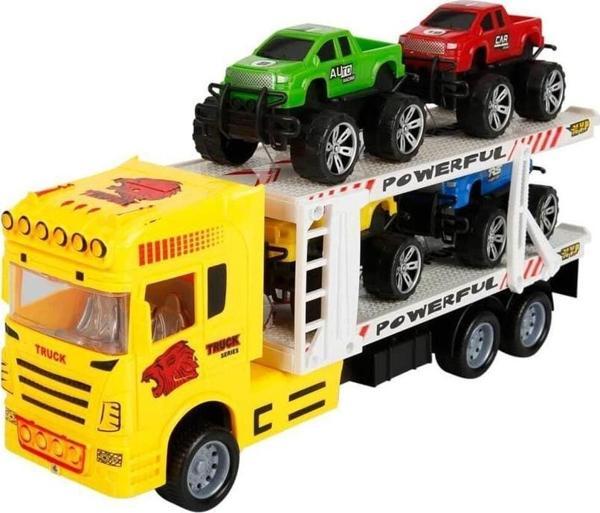 Eğlenceli Oyuncak 1:32 Maxx Wheels Transporter Tır 32cm. Kız Erkek Çocuk Eğiticila - Image 1