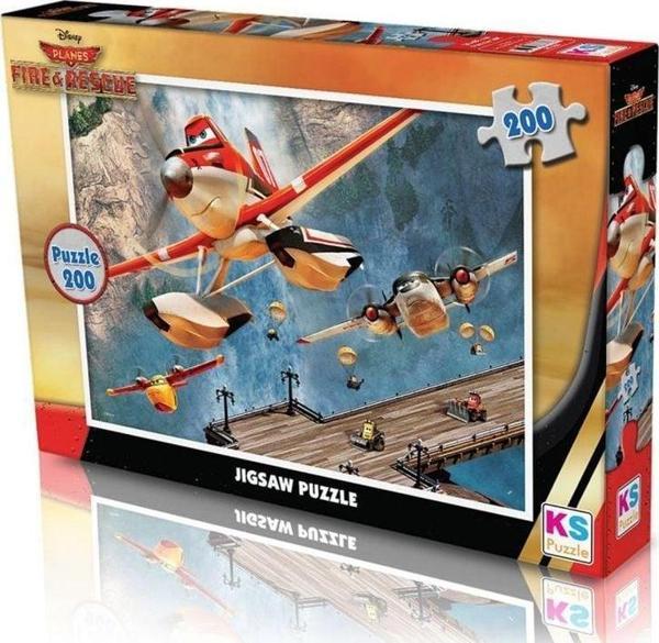 Eğitici Oyuncak 200 Parça Planes Puzzle Kız Erkek Çocuk Eğitici - Image 1