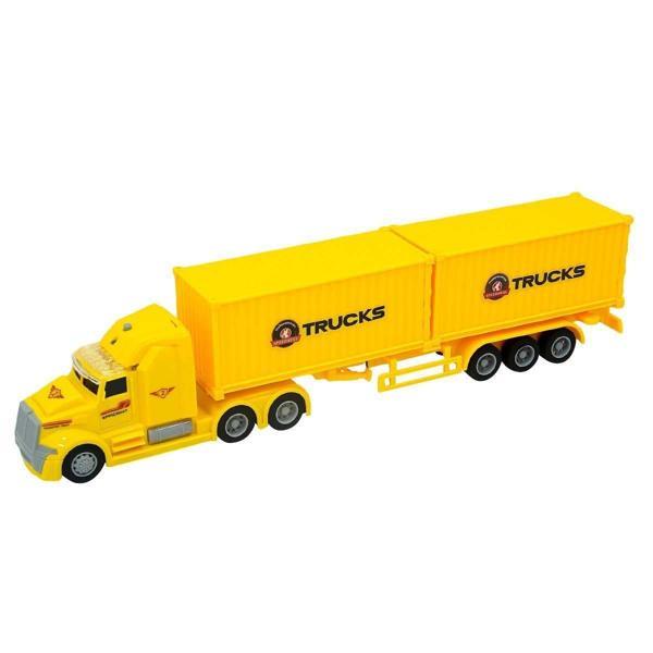 Eğitici Oyuncak Sunman Maxx Wheels 1:50 2 Dorseli Tır Kız Erkek Çocuk Eğitici - Image 1