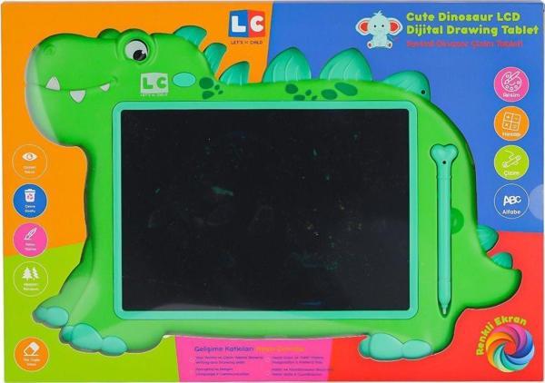 Öğretici Oyuncak LC-31066 Sevimli At Çizim Tableti 10 inç -Lets be Child Kız Erkek Çocuk Eğitici  - Image 1