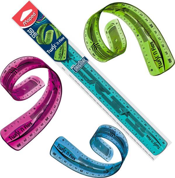 Maped Düz TwistN Flex Esnek Cetvel 30Cm Karışık Renk (20 Li Paket) 3154140279004 - Image 1