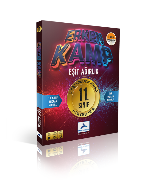 Paraf 11. Sınıf Eşit Ağırlık Erken Kamp Tekrar Modülü Paraf Yayınları - PRF Paraf Yayınları - Image 1
