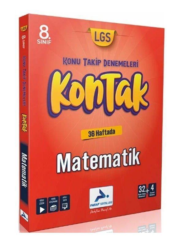 Paraf 8. Sınıf LGS Matematik Kontak Konu Takip Denemeleri Paraf Yayınları - PRF Paraf Yayınları - Image 1