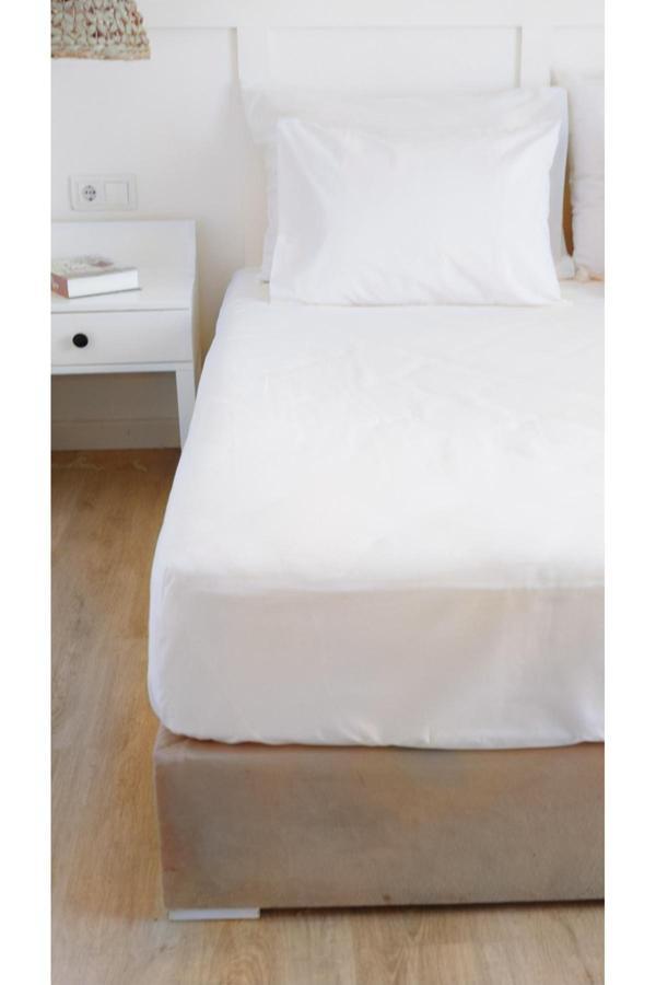 Lawon İstanbul Serisi Tek Kişilik 83Tel Pamuk Saten Otel Çarşafı 180*280Cm - Image 1