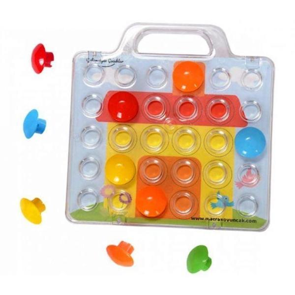 Öğretici Oyuncak Sihirli Düğmeler Junior Kız Erkek Çocuk Eğitici - Image 1