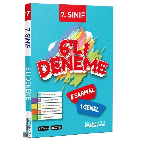 Pruva Akademi 7. Sınıf Tüm Dersler 6 lı Deneme - Pruva Akademi - Image 1