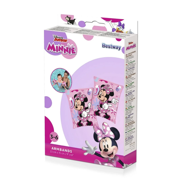 Eğlenceli Oyuncak Bestway Minnie 25cm Çocuk Kolluk - BW91038 Kız Erkek Çocuk Eğitici Eğitici Oyunc - Image 1