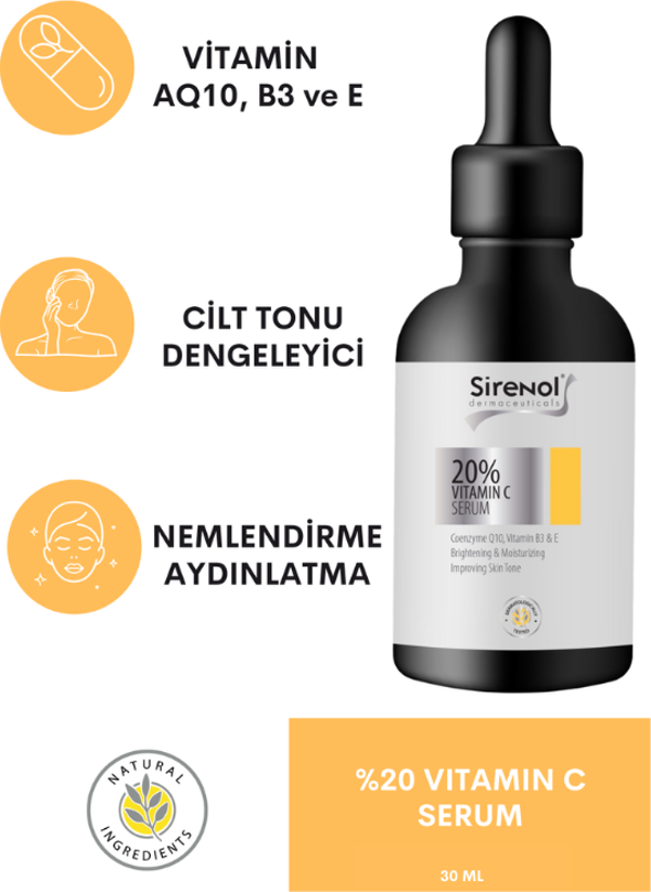 SIRENOL 20% VITAMIN C SERUM - Image 1