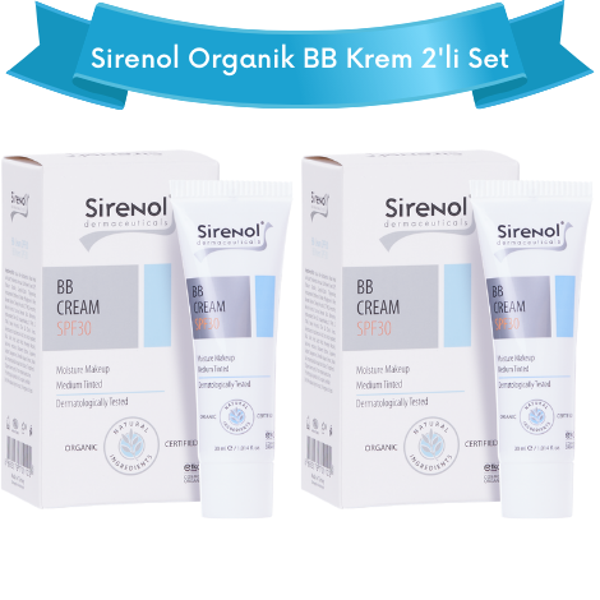 Sirenol Organik BB Krem 2'li Set 30 mL / 30 mL - Image 1