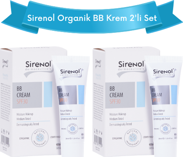 Sirenol Organik BB Krem 2'li Set 30 mL / 30 mL - Image 1