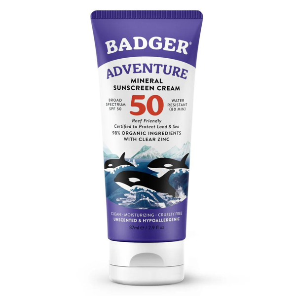 Badger Macera Sporları Organik Güneş Kremi SPF50 87ml - Image 1