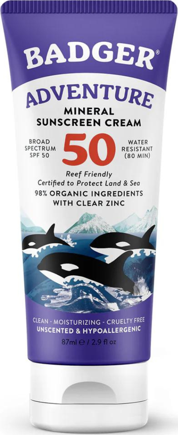 Badger Macera Sporları Organik Güneş Kremi SPF50 87ml - Image 1