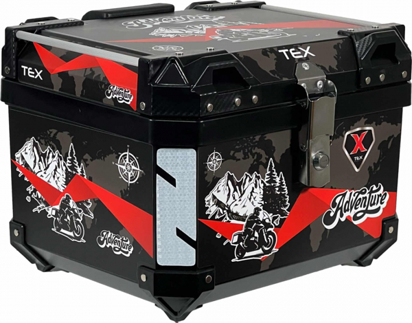 TEX ARKA ÇANTA 70055 50 LT ABS ADVENTURE KIRMIZI UNIVERSAL - Image 1
