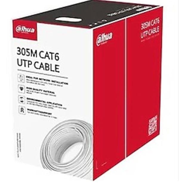 Dahua PFM920I  Saf Full Bakır Cat6 Kablo Mavi 305 Metre İç Ortam - Image 1