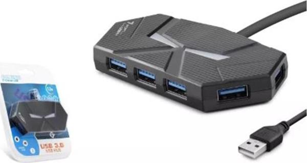 Hadron Hdx7038 Usb3.0 Hub 7-Usb3.0 1.2M Siyah - Image 1