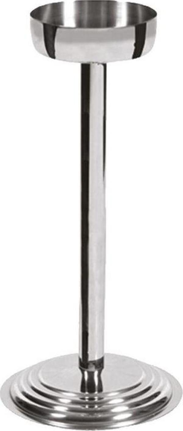 Özbir Çelik Şampanya Kovası Standı 18 X 59 Cm 304 Kalite Paslanmaz Çelik 1 Adet - Image 1