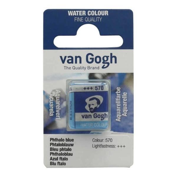 Supertrend Van Gogh 1/2 Tablet Sulu Boya 570 Phthalo Blue - Image 1