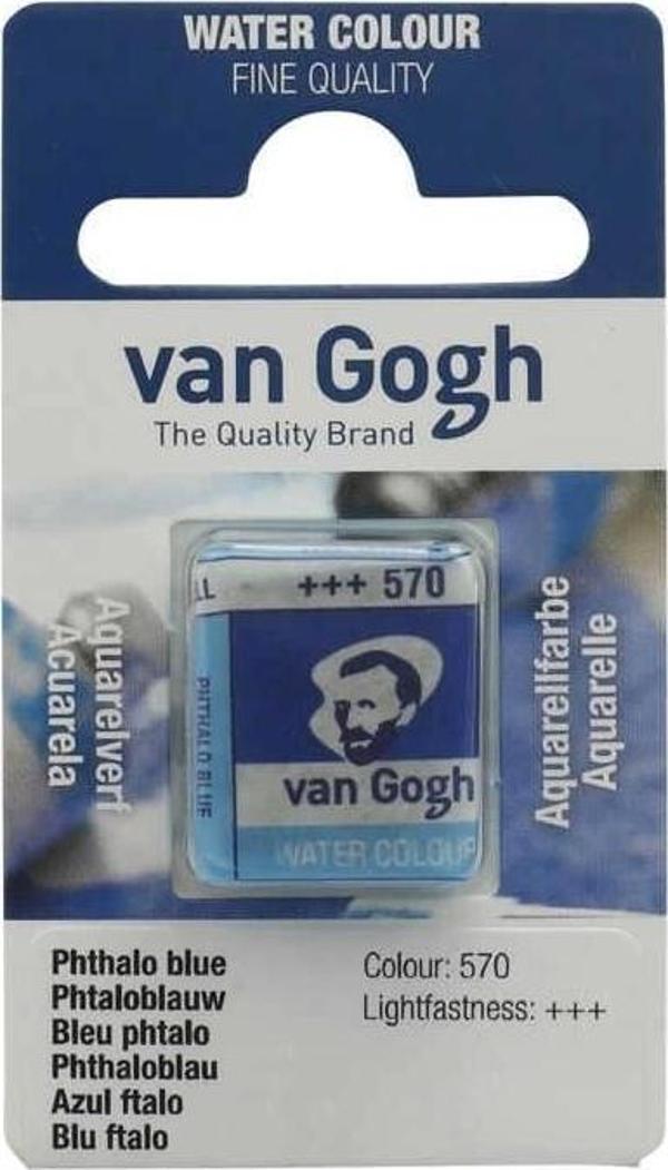 Supertrend Van Gogh 1/2 Tablet Sulu Boya 570 Phthalo Blue - Image 1