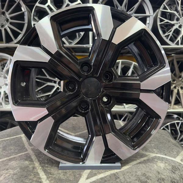 16 inç 5x114.3 Duster Siyah Elmas Kesim Jant Modeli (4 Adet) - Image 1