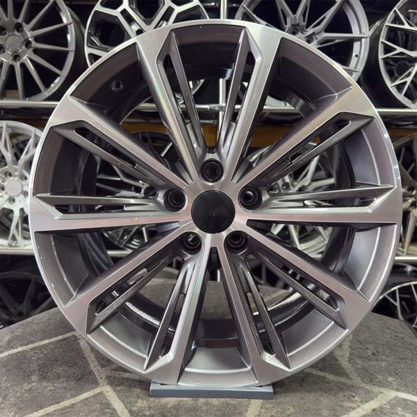 18 inç 5x112 Verona Gun Metal Elmas Kesim Jant Modeli (4 Adet) - Image 1