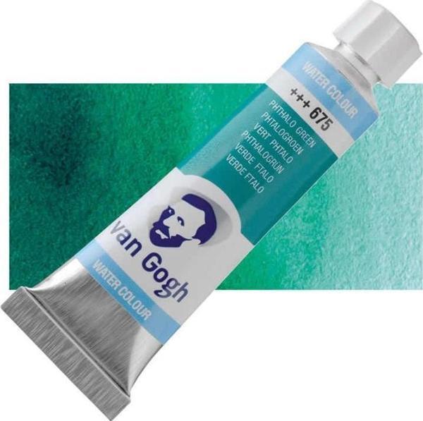 Supertrend Van Gogh 10 ml. Tüp Sulu Boya 675 Phthalo Green - Image 1