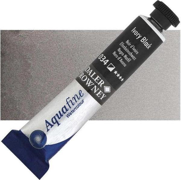 Supertrend Aquafine Tüp Sulu Boya 8 ml. 034 IVORY BLACK - Image 1