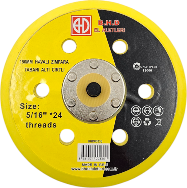 Fixonic B.H.D BHD00836 150mm Havalı Zımpara Tabanı - Image 1