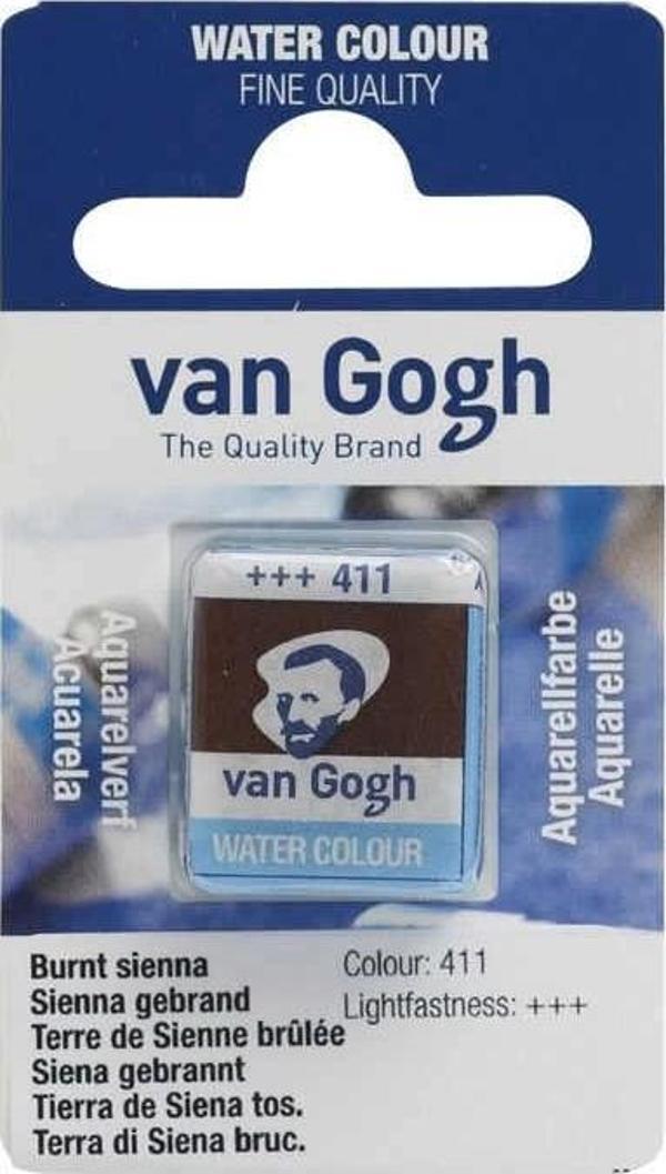 Supertrend Van Gogh 1/2 Tablet Sulu Boya 411 Burnt Sienna - Image 1