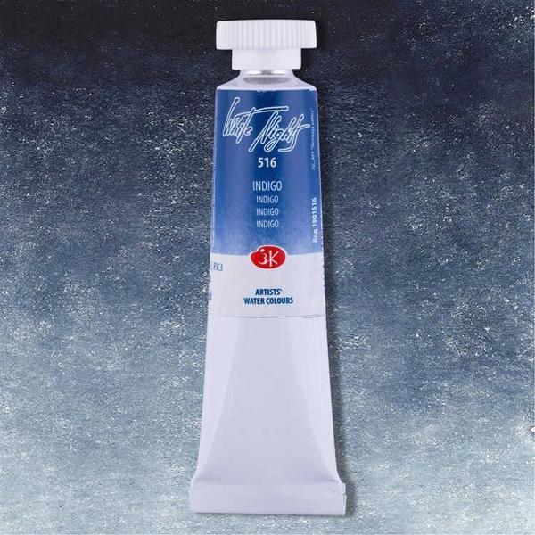 Supertrend White Nights Tüp Sulu Boya 10 ml. 516 Indigo - Image 1