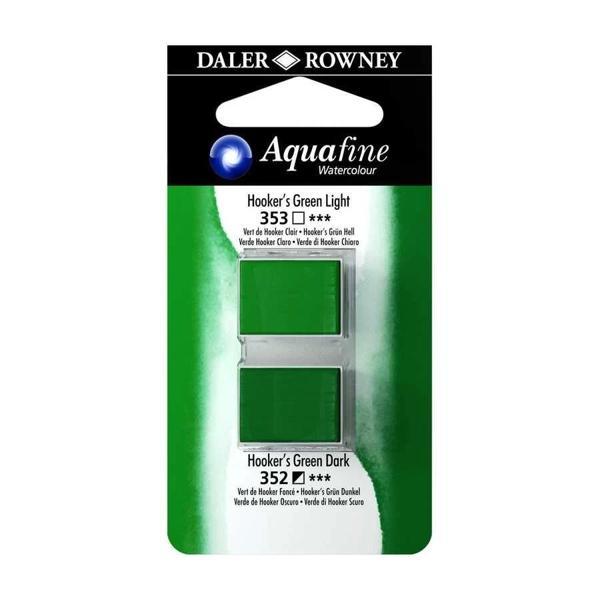Supertrend Aquafine 1/2 Tablet Sulu Boya 2'li Set HOOKERS GREEN LIGHT / HOOKERS GREEN DARK - Image 1