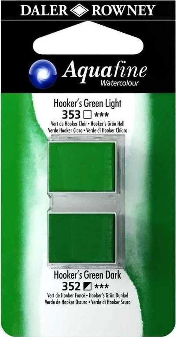 Supertrend Aquafine 1/2 Tablet Sulu Boya 2'li Set HOOKERS GREEN LIGHT / HOOKERS GREEN DARK - Image 1