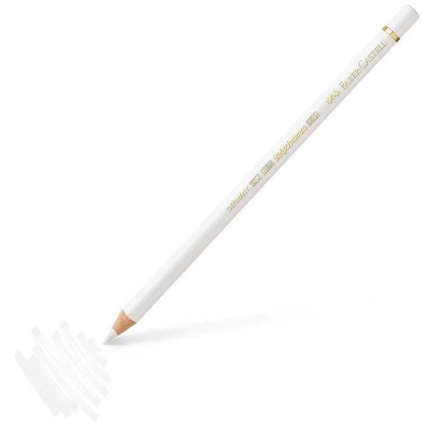 Supertrend Polychromos Artist Kuru Boya Kalemi 101 White (Beyaz) - Image 1