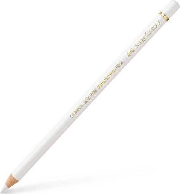 Supertrend Polychromos Artist Kuru Boya Kalemi 101 White (Beyaz) - Image 1