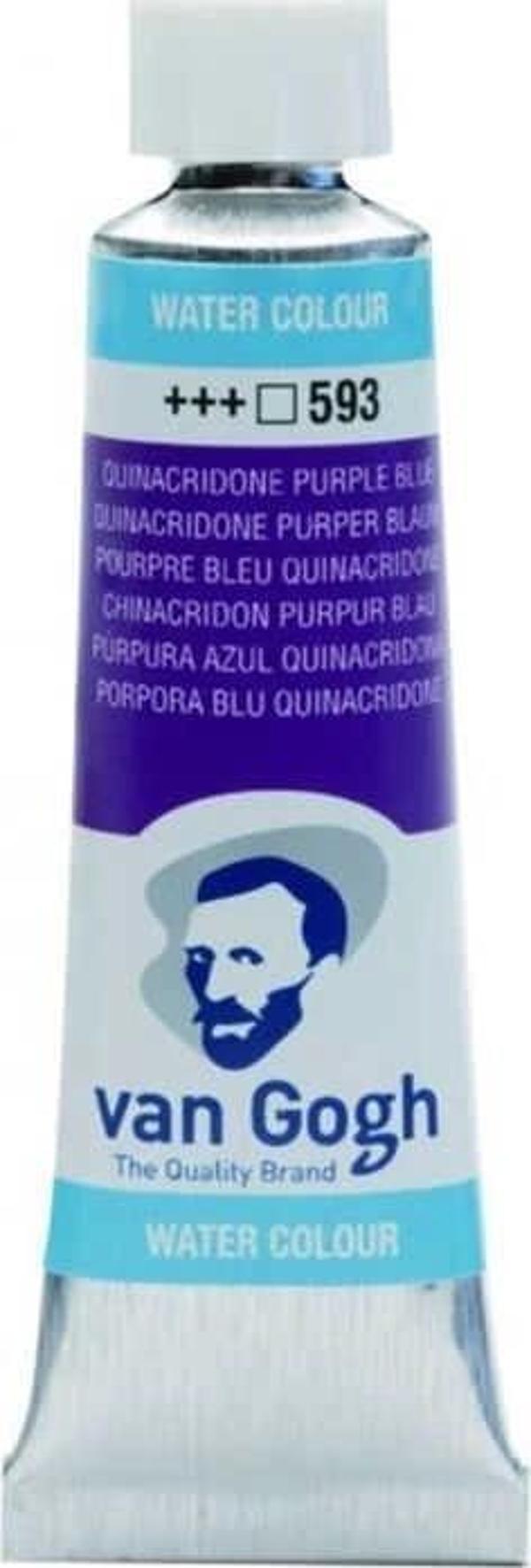 Supertrend Van Gogh 10 ml. Tüp Sulu Boya 593 Quinacridone Purple Blue - Image 1